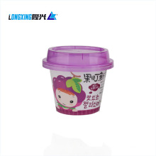 IML PP Plastic jelly pudding Cup with lid